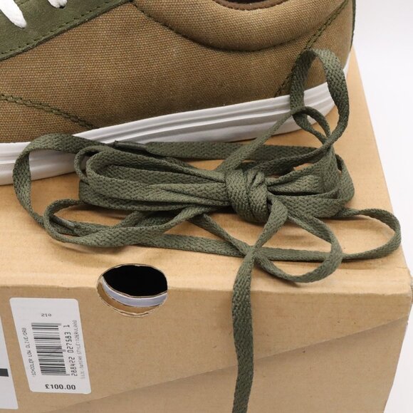 Rare HTF Losers Brand Mens Shoes Olive Drab Canvas Schooler Lo (US 10.5)(EU 44) - Picture 13 of 16